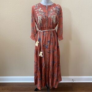 Floral Embroidered Dress Aratta Something unique dress